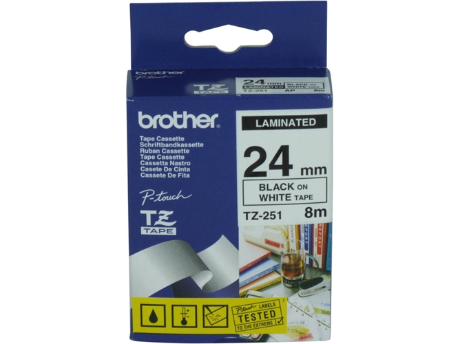 Cinta Laminada BROTHER TZ-251