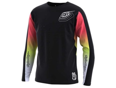 Jerseys TROY LEE DESIGNS Camisa De Enduro Manga Comprida Sprint Preto S Rapaz