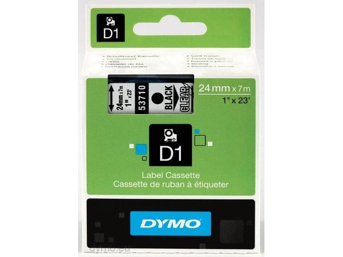 Cinta Laminada DYMO S0720920 Negro