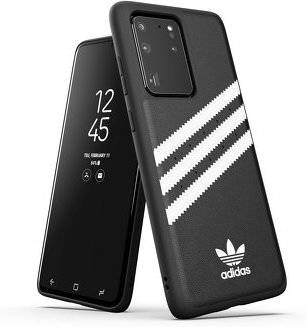 Adidas Funda Para samsung galaxy s20 ultra diseño de tres rayas color blanco y negro