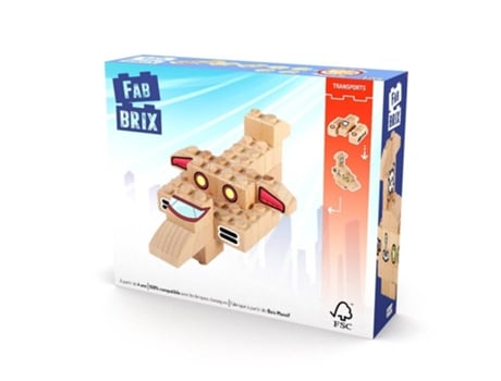 Puzzle FABBRIX (Madera - Beige - 17 x 14 x 4 cm)