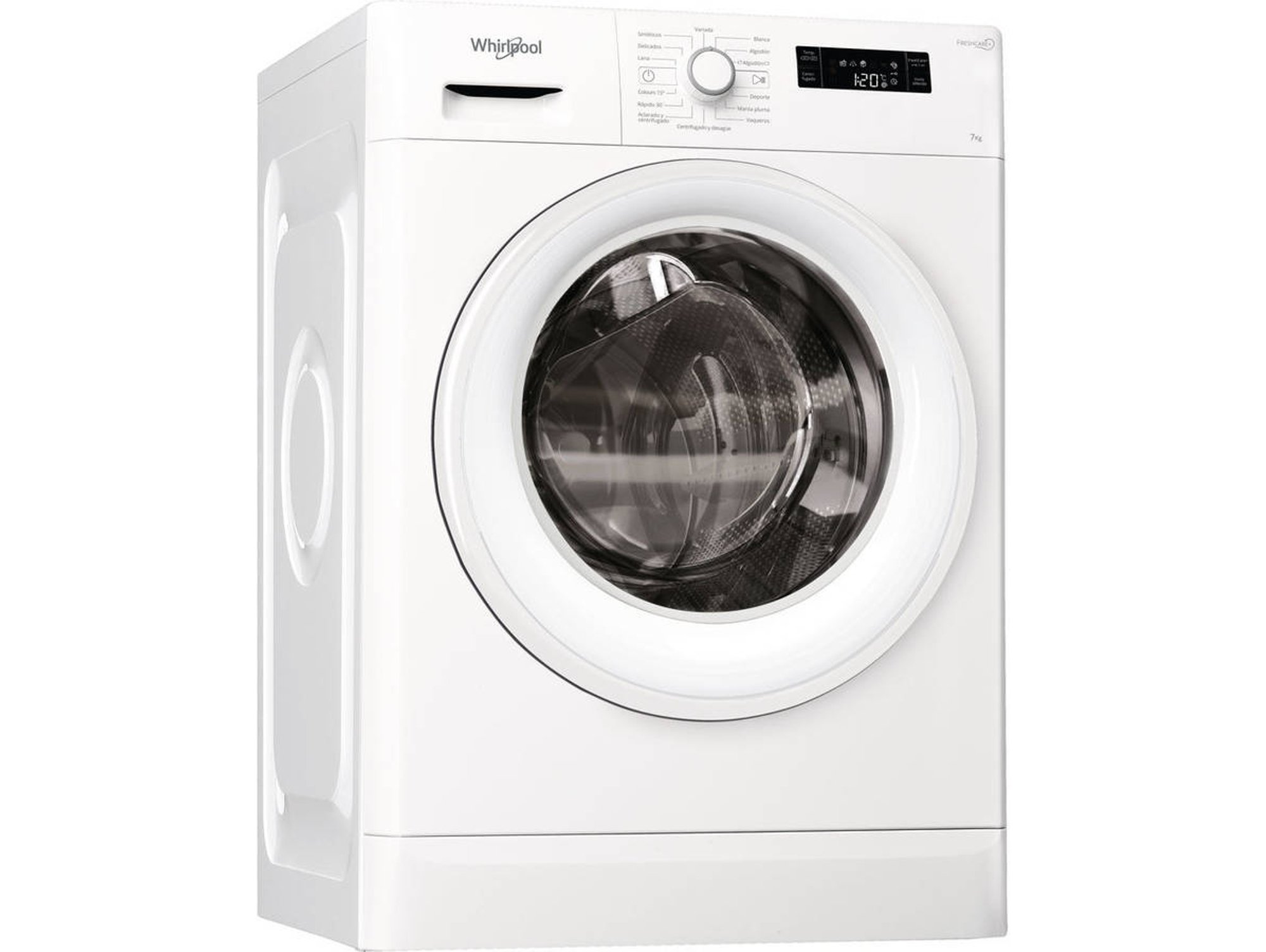 Lavadora WHIRLPOOL FWF71253W SP (7 kg - 1200 rpm - Blanco)