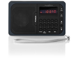 NEDIS G-Rdfm2100Gy: Radio FM portátil con USB/MicroSD