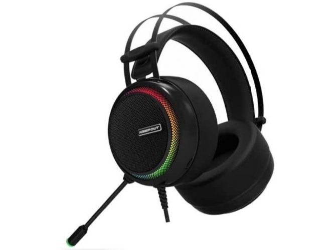 Auriculares Gaming KEEP-OUT HXPRO 7.1 en Negro