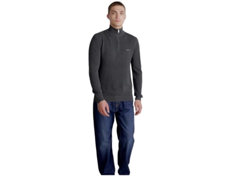 Sudadera de Hombre GANT Regular Shield Gris (L)