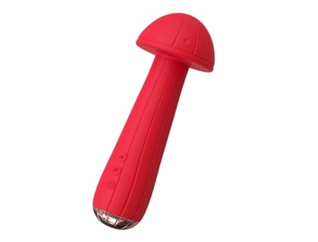 Vibrador de masaje de silicona recargable USB con 5 modos de frecuencia 5 (rojo) VEANXIN