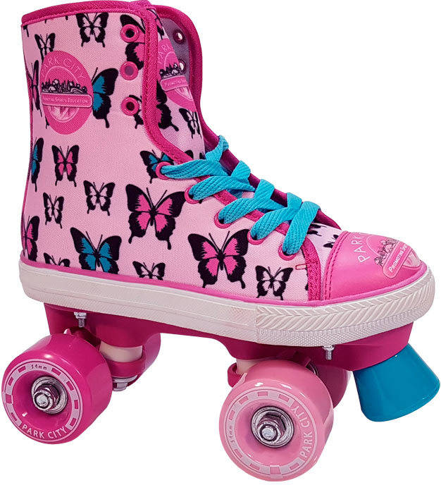 Patines PARK CITY  Quad Canvas Buterfly Multicolor (Tam.: 34/35)