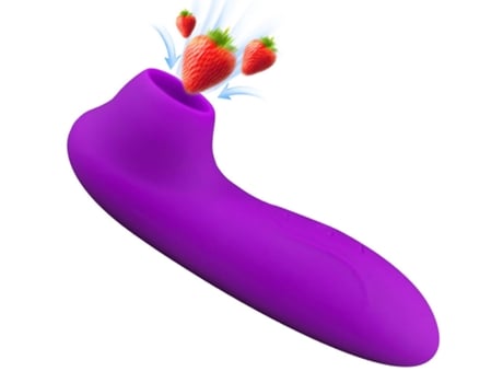 Vibrador de masaje de succión de 7 frecuencias para mujeres (púrpura) VEANXIN