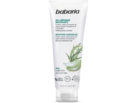 Gel Limpieza BABARIA Matificante (150 ml)