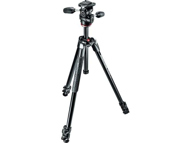 Trípode MANFROTTO MK290XTA3-3W (3D Pan & Tilt - Altura Máxima: 171.5 cm - Aluminio)