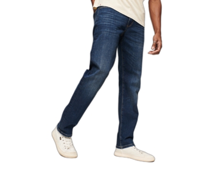 Pantalones de Vaquero de Hombre SUPERDRY Orgánico Slim Recto Algodón Orgánico Negro (28x32)