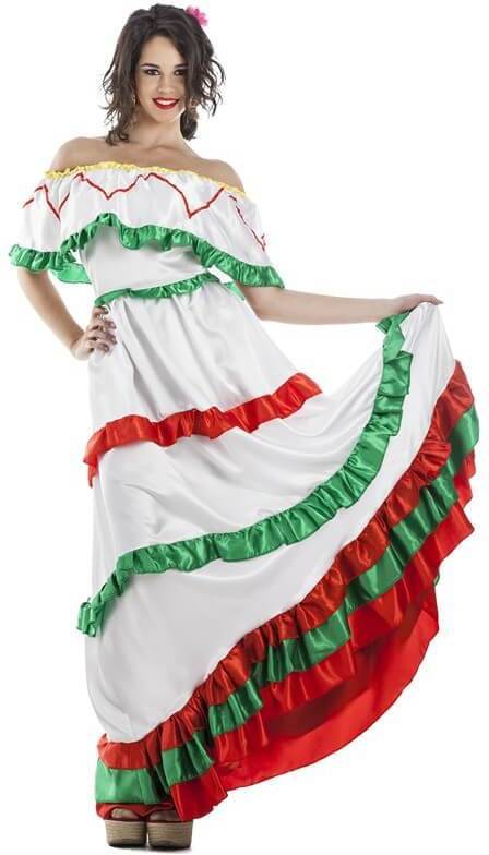 Disfraz de Mujer DISFRAZZES Mexicana (Talla: M/L)