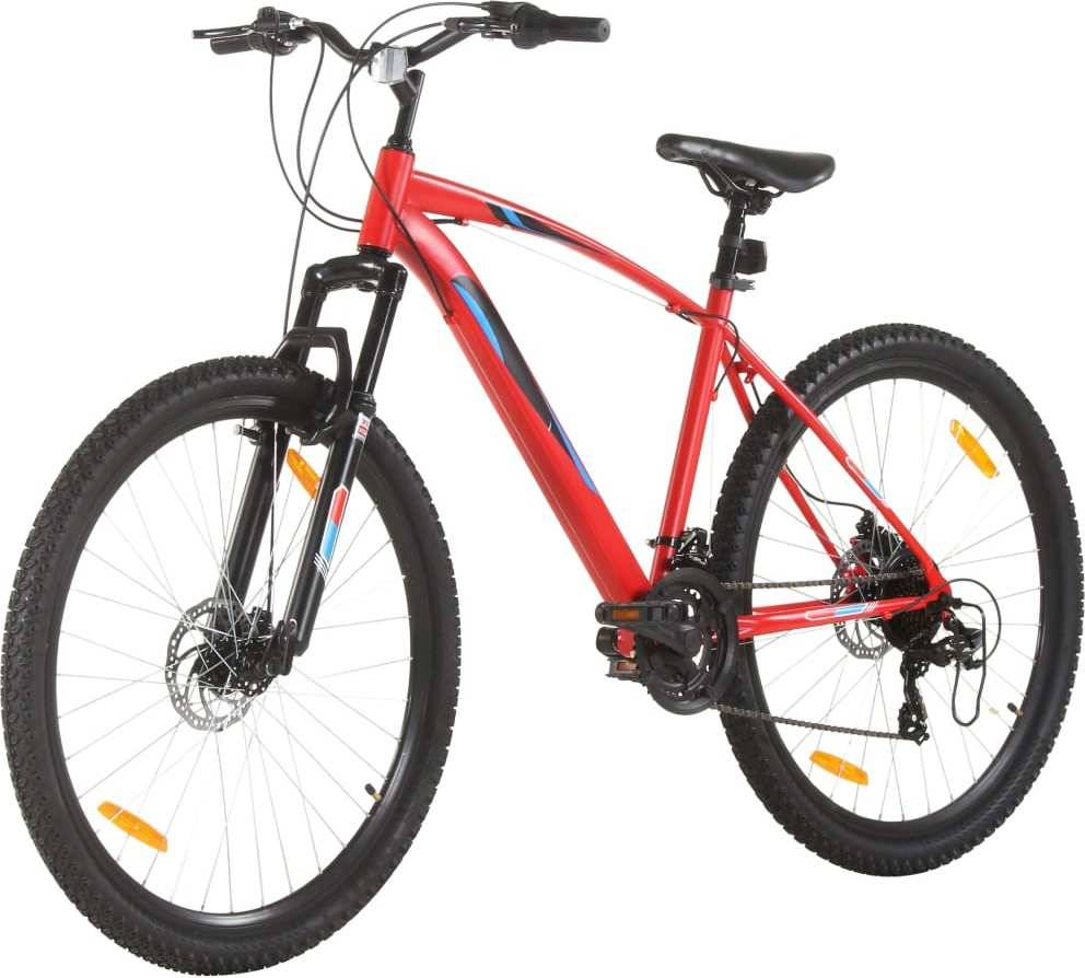 Bicicleta de Montaña VIDAXL Rojo - Velocidades: 21 - 48 cm (29'')