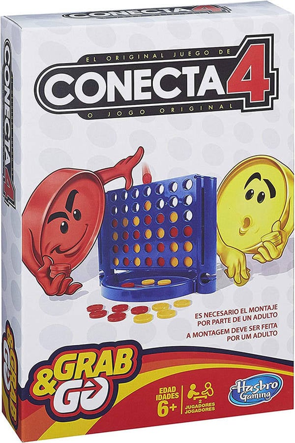 Juego Educativo HASBRO Conecta 4 Viaje (Edad Mínima: 6 Años - 4,13 x 15,88 x 25,4 cm)