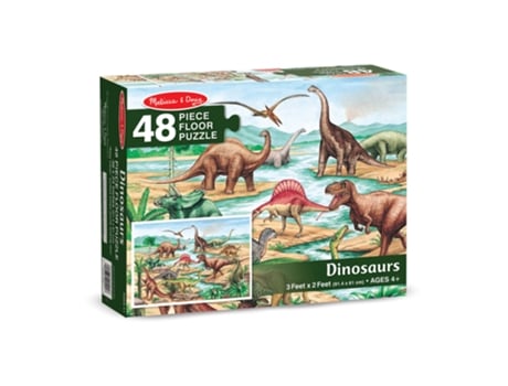 Puzzle MELISSA & DOUG (Cartón - Verde - 90 x 60 cm)