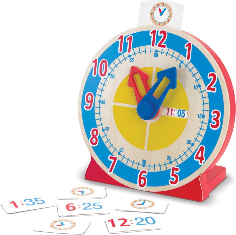 Juguete Educativo MELISSA & DOUG Turn & Tell Wooden Clock