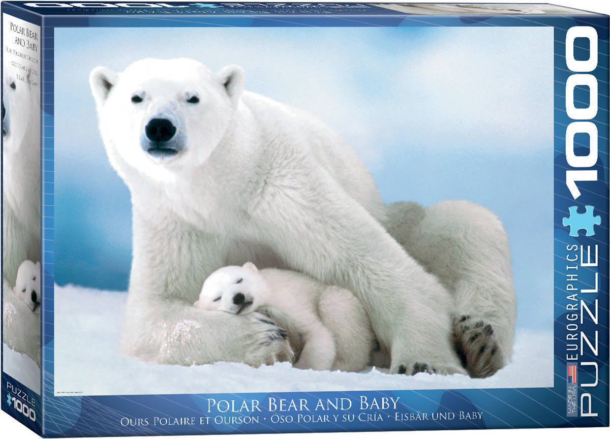 Puzzles EUROGRAPHICS Polar Bear & Baby 1000 pcs (1000 piezas)