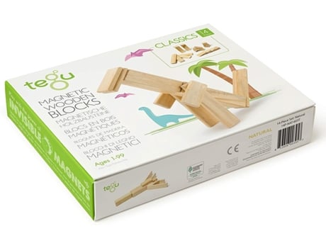 Puzzle TEGU (Madera - Beige - 26.4 x 20.3 x 4.9 cm)