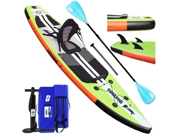 Conjunto de Stand Up Paddle DURAERO con accesorios (Verde - 330x76x15 cm)