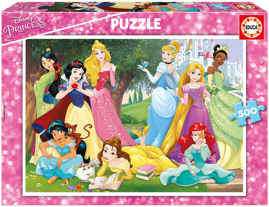 Puzzle EDUCA 500 Disney Princess (Edad Mínima: 12 Años - 500 Piezas)