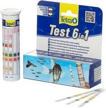 Tetra Test 6in1 prueba agua para controlar los seis valores importantes del en solo paso permite una y comprobación la calidad 25 strips 6 1