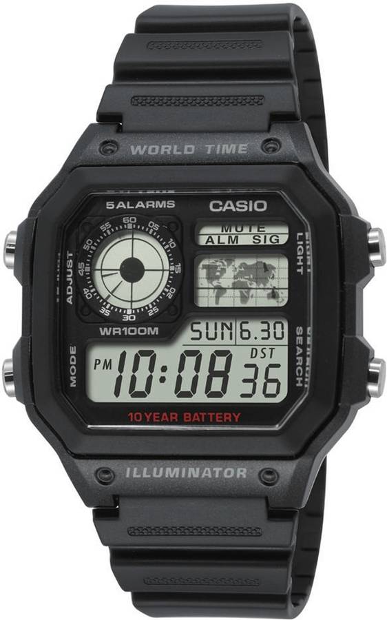 Reloj Digital CASIO Retro Hombre (Resina - Negro)