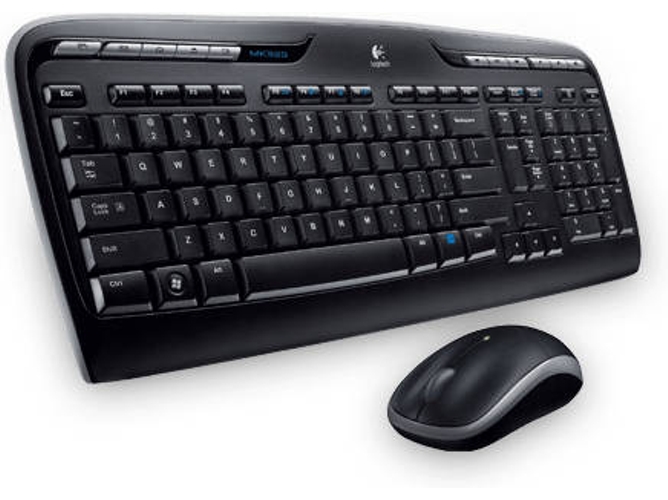 Teclado LOGITECH MK320 (Inalámbrico - Layout Árabe)