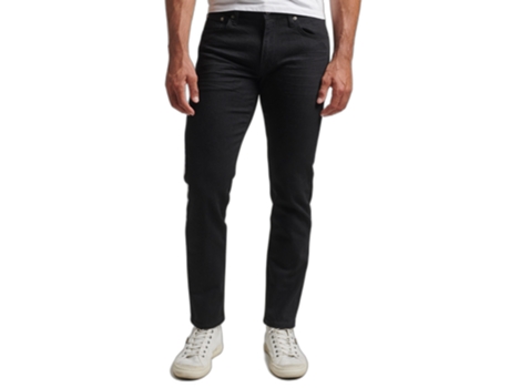 Pantalones SUPERDRY Hombre (32x30 - Negro)