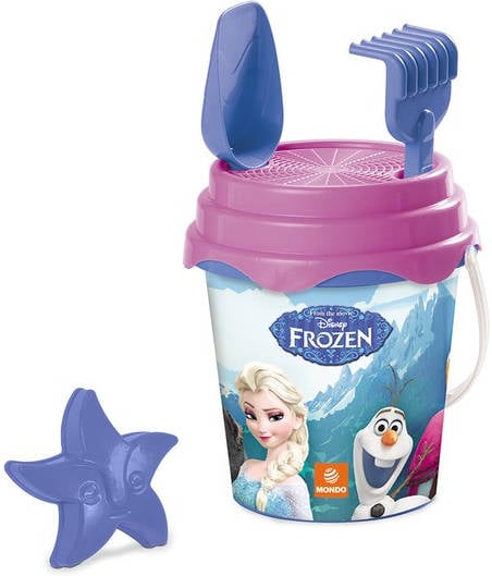 Mondo Toys Bucket set mould frozen juego de cubo arena ø17 playa 5 piezas niños partir 3 28216