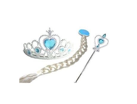 Diadema Cosplay, Tocado Unisex, Varita Mágica + Corona + Guantes + Accesorio Para El Cabello 3 Piezas-173