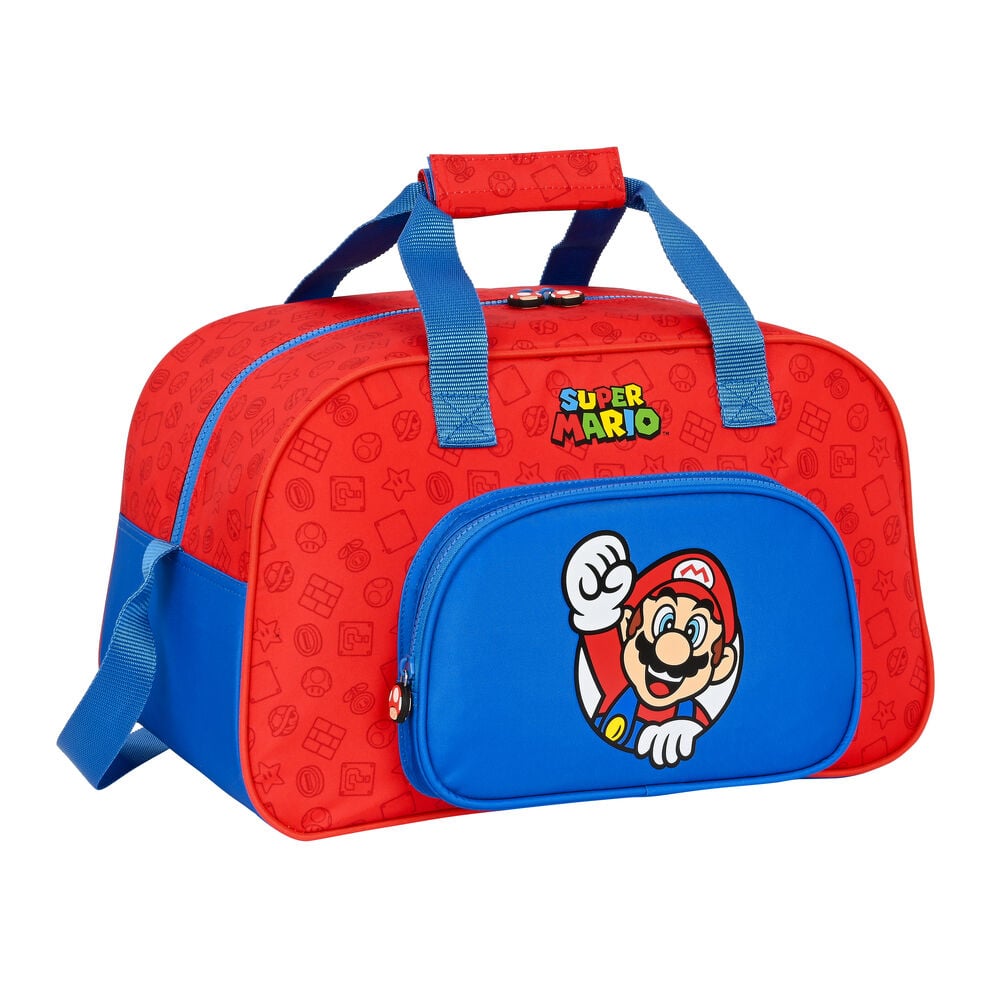 Safta712108273 Bolsa Deporte super mario 40x24x23cm color mulicolor 712108273