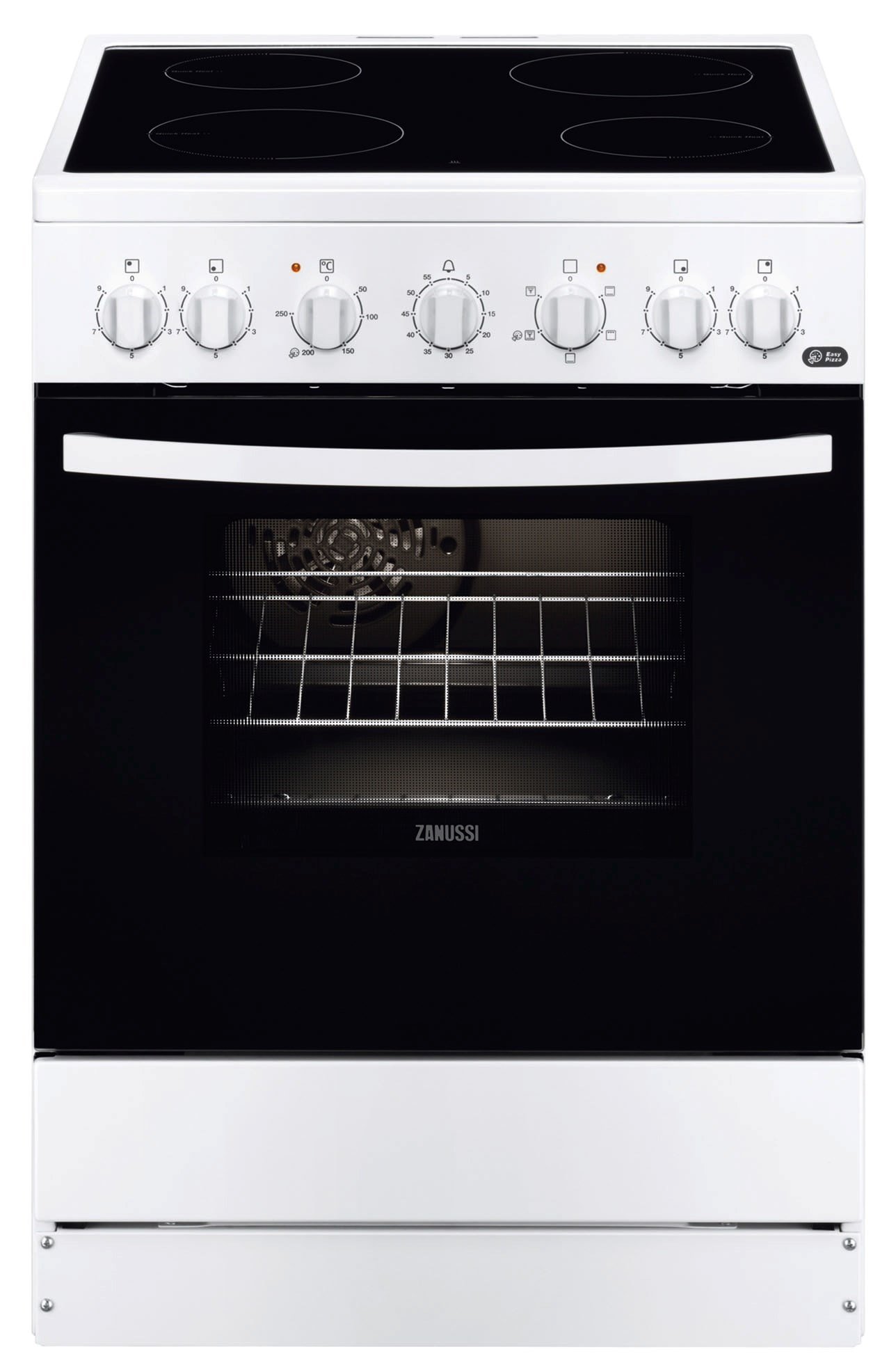 Cocina ZANUSSI ZCV65201WA (53 L - Eléctrico de Vitrocerámica - Blanco)