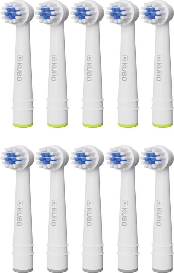 Recambio Cepilllo KUBO KBTH6495 (10 unidades - Compatible con Oral-B)