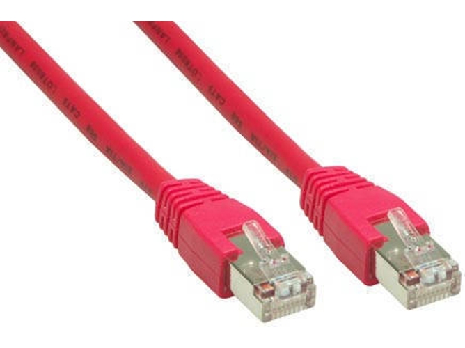 Cable de Red ALCASA (RJ45 - 2 m - Rojo)