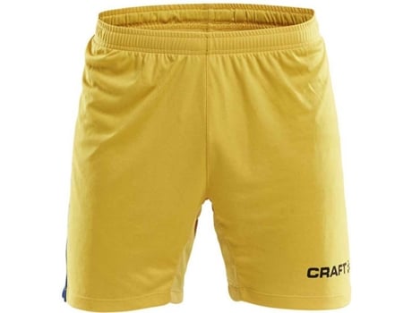 Pantalones para Hombre CRAFT Progress Contrast Wb Amarillo para Fútbol (XS)