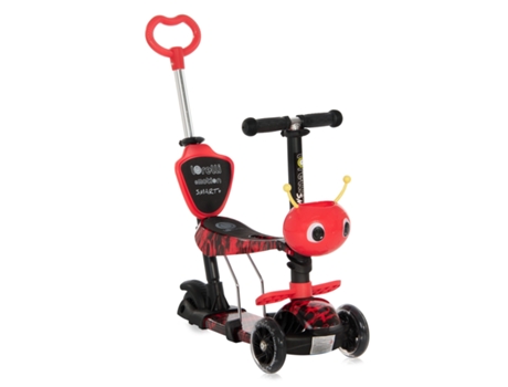 Scooter Infantil con Asiento y Encosto SMART PLUS by Lorelli red fire