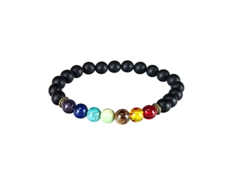 Pulsera Chakra Con Cuentas Negras