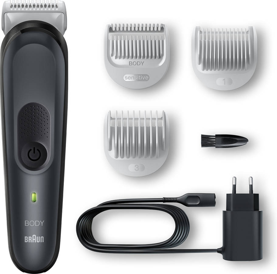 Aparador Corporal BRAUN S3 BG3340 Body Groomer 3 (Multizonas - Bateria)