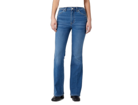 Pantalones de Mujer WRANGLER Westward Mezclilla Azul (27x32)