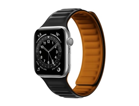 Correa Magnética SmoothSilicone para Apple Watch Series 9 Aluminio - 45mm - Negro