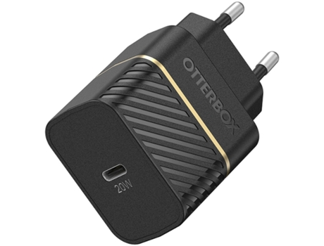 Cargador de Pared OTTERBOX 78-80868 (Negro - USB-C)