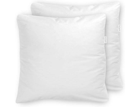 2 Fundas de Almohada GUY LAROCHE Pure (Blanco - 100% Percal Algodón - 65x65 Cm)