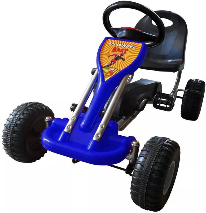 Kart VIDAXL con Pedales (Azul - Edad Mínima: 3 Años)