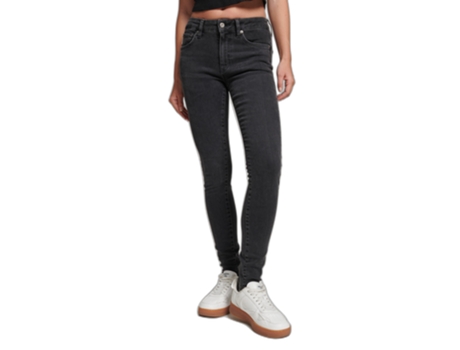 Pantalones Vaqueros para Mujer SUPERDRY (30x30 - Algodón - Negro)