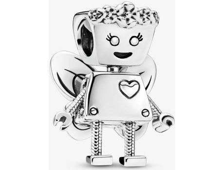 Charm PANDORA Robot (Plata - Plateado - Talla Única)