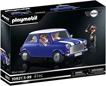 PLAYMOBIL Classic Cars: Mini Cooper - 70921 (Edad Minima: 5 años - 41 Piezas)