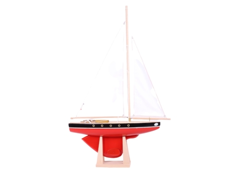 Barco TIROT (Madera - Rojo - 40 cm)