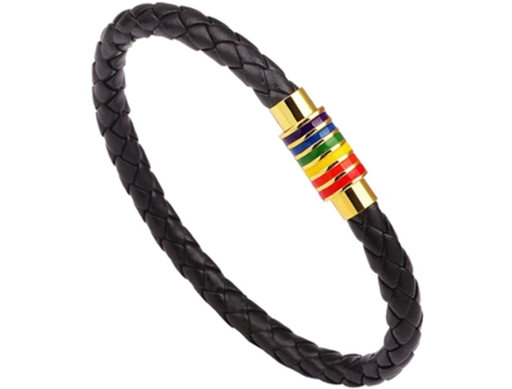 Pulsera Pride - Gold Rainbow - Cierre magnético