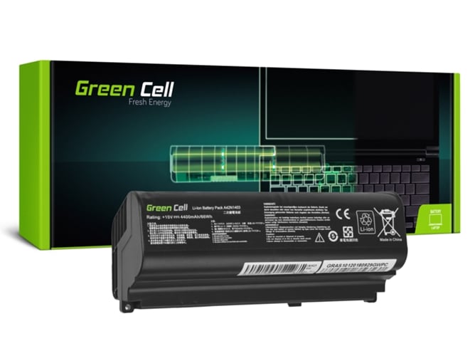 Batería para Portátil Green Cell Asus ROG G751 G751J G751JL G751JM G751JT G751JY G751JT-DH72 GFX71 G