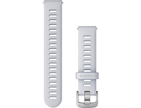 Correa GARMIN Desmontaje Rápido Piedra Hebilla Plateada (Blanco)